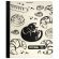 Тетрадь А5 96 л. BRAUBERG, на сшивке с корешком, клетка, обложка картон, "Кот-Непоседа", 405292