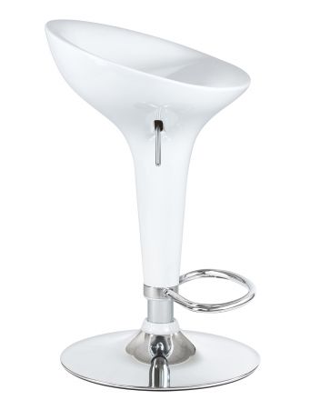 Стул барный DOBRIN BOMBA, белый Стул барный DOBRIN BOMBA, белый