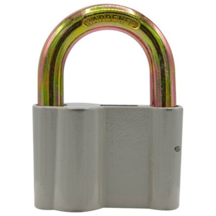 Замок навесной алюминиевый 70 мм "Стандарт", 3 ключа, RABBITEX (РАББИТЕКС), 671305