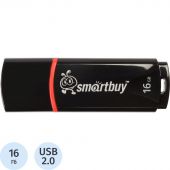 Флеш-память SmartBuy Crown 16 Gb USB 2.0 черная Флеш-память SmartBuy Crown 16 Gb USB 2.0 черная