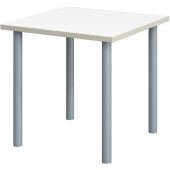 Стол обеденный Комус МДС 70х70 белый пл/серый