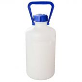 Бутыль толстостенная с узким горлом  5 л с крышкой, ПЭНД, Kartell 12009011