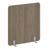 R-line Перегородки на металлических опорах на фетровых подпятниках DP.F-140-150 Вяз/Серый металл 1400*18*1500