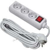 Сетевой фильтр Buro 300SL-5-G 5м (3 розетки) серый Сетевой фильтр Buro 300SL-5-G 5м (3 розетки) серый