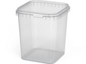 ВЕДРО КВАДРАТНОЕ 1,5л ВК-3 бесцветное