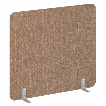 R-line soft Перегородки на металлических опорах на фетровых подпятниках AP.F-160-140 Romeo 03/Серый металл 1600*18*1400