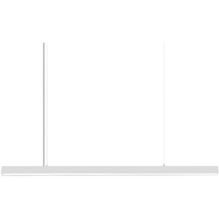 Светильник светодиодный линейный, подвесной, 40Вт, 4000К, IP40, серебро