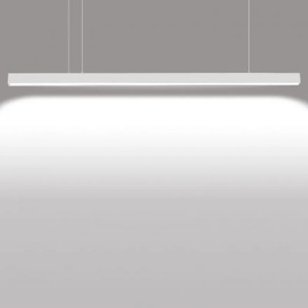 Светильник светодиодный линейный, подвесной, 40Вт, 4000К, IP40, серебро