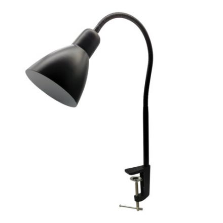 Настольная лампа / светильник SONNEN PH-370, на струбцине, ЦОКОЛЬ Е27, черный, 238235