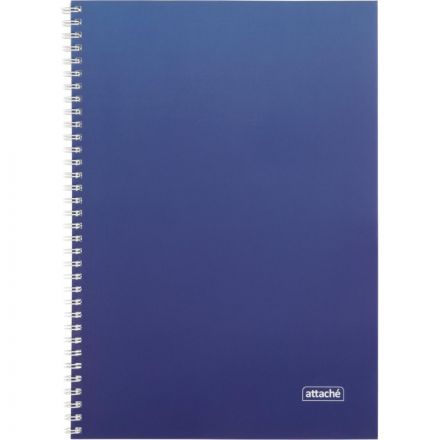 Тетрадь общая А4 96л Attache Градиент Синий клетка, 65г, гребень, УФ-лак Тетрадь общая А4 96л Attache Градиент Синий клетка, 65г, гребень, УФ-лак