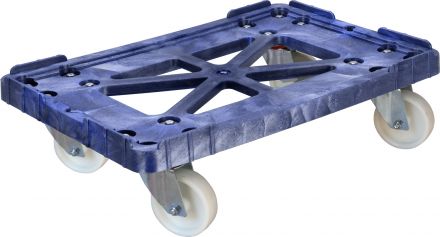 Тележка 600х400 полиамидные колеса, Россия синий Тележка 600х400 полиамидные колеса, Россия синий
