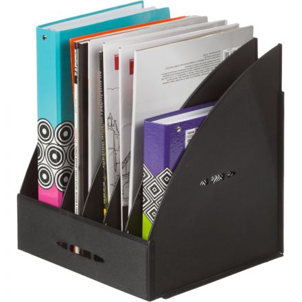 Вертикальный накопитель Attache пластиковый черный ширина 235 мм 5 отделений Вертикальный накопитель Attache пластиковый черный ширина 235 мм 5 отделений