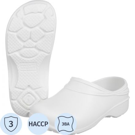 Галоши женские КОРО, белый р.40