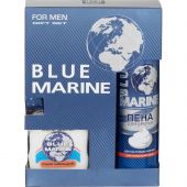 Подарочный набор Blue Marine Бальзам п/бритья 100 + Пена д/бритья 200мл муж