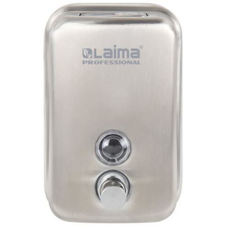 Дозатор для жидкого мыла LAIMA PROFESSIONAL INOX (гарантия 3 года), 0,5 л, нержавеющая сталь, матовый, 605396 Дозатор для жидкого мыла LAIMA PROFESSIONAL INOX (гарантия 3 года), 0,5 л, нержавеющая сталь, матовый, 605396