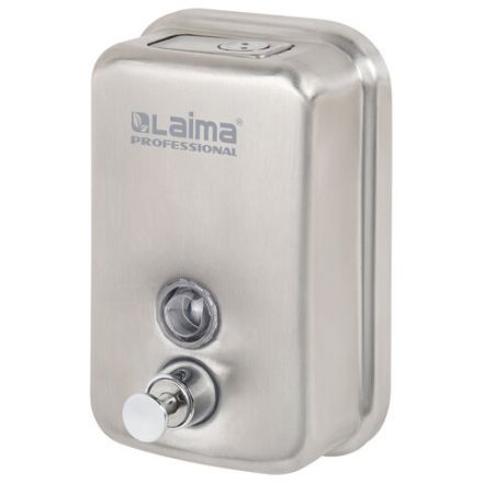Дозатор для жидкого мыла LAIMA PROFESSIONAL INOX (гарантия 3 года), 0,5 л, нержавеющая сталь, матовый, 605396 Дозатор для жидкого мыла LAIMA PROFESSIONAL INOX (гарантия 3 года), 0,5 л, нержавеющая сталь, матовый, 605396