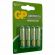 Батарейки КОМПЛЕКТ 4 шт., GP GreenCell AA (R6, 15G), солевые, пальчиковые, блистер, 15G-2CR4
