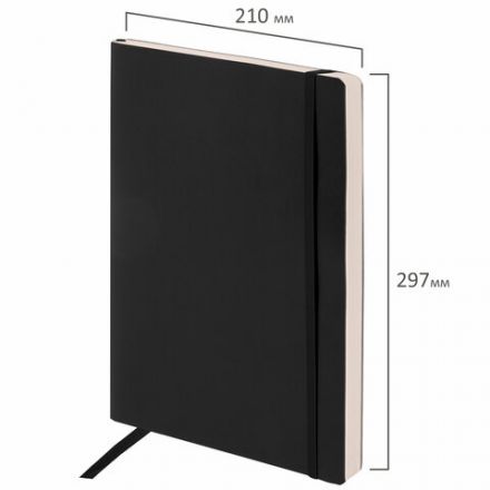 Ежедневник недатированный БОЛЬШОЙ ФОРМАТ 210х297 мм А4, BRAUBERG "Metropolis Ultra", 160 л., черный, 113284 Ежедневник недатированный БОЛЬШОЙ ФОРМАТ 210х297 мм А4, BRAUBERG "Metropolis Ultra", 160 л., черный, 113284