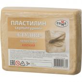 Пластилин скульптурный Гамма Студия телесный, мягкий, 0,5кг 13574 Пластилин скульптурный Гамма Студия телесный, мягкий, 0,5кг 13574