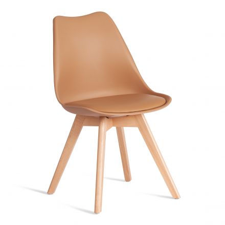 Стул Tetchair TULIP (mod. 73-1) дерево/пластик/экокожа, 47,5x55x80 см, Бежевый (Latte) Стул Tetchair TULIP (mod. 73-1) дерево/пластик/экокожа, 47,5x55x80 см, Бежевый (Latte)