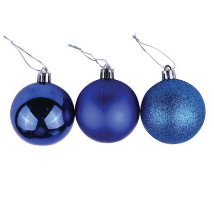 Шары ёлочные 6 шт., 6 см, "Trio", пластик, СИНИЕ (глянец, матовый, глиттер), ЗОЛОТАЯ СКАЗКА, 590864 Шары ёлочные 6 шт., 6 см, "Trio", пластик, СИНИЕ (глянец, матовый, глиттер), ЗОЛОТАЯ СКАЗКА, 590864