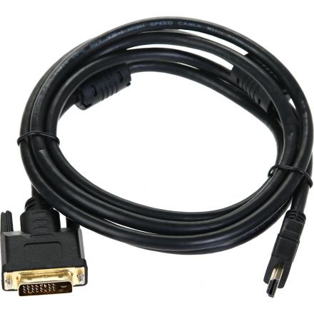Кабель HDMI to DVI-D (19M -25M) 2м, 2 фильтра TV-COM <LCG135F-2M