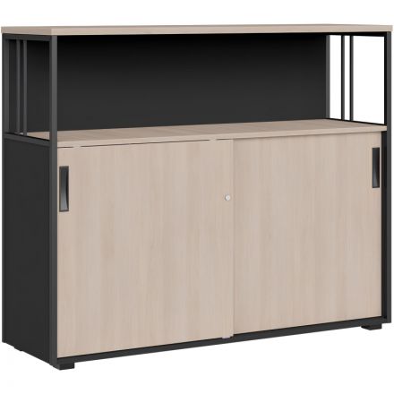 Шкаф купе высокий Easy Loft 241Н009 выс.1116 дуб скандин./графит