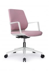 Кресло Colt B1903 Белый пластик/Розовый SF1108