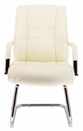 Кресло для посетителей Everprof Kent CF Экокожа Кремовый Кресло для посетителей Everprof Kent CF Экокожа Кремовый