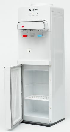 Кулер для воды напольный с охлаждением и нагревом электронный AQVIDO белый