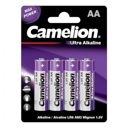 Батарейка Camelion Ultra 4шт/бл (LR6-BP4UT, 1.5В) (14984) Батарейка Camelion Ultra 4шт/бл (LR6-BP4UT, 1.5В) (14984)