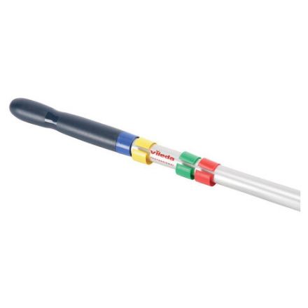 Черенок рукоятка для уборочного инвентаря 150 см, без резьбы, ТИП B (d=2,5 см), алюминий, VILEDA Черенок рукоятка для уборочного инвентаря 150 см, без резьбы, ТИП B (d=2,5 см), алюминий, VILEDA