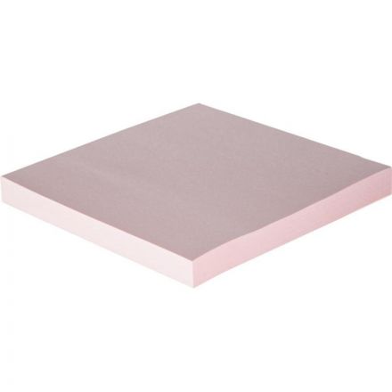 Стикеры Attache 76x76 мм пастельные розовые (1 блок, 100 листов)