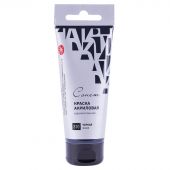 Краска акриловая Сонет туба 75 мл, Черная, 28109810