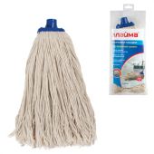 Насадка МОП для швабры LAIMA, веревочная, длина ворса 26 см,165 г, хлопок, швабра 601470, для дома и офиса, 601489 Насадка МОП для швабры LAIMA, веревочная, длина ворса 26 см,165 г, хлопок, швабра 601470, для дома и офиса, 601489