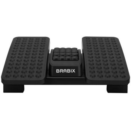 Подставка для ног BRABIX Ultra 5 43х32 см, массажер, регулировка угла наклона, 2 платформы, 533040