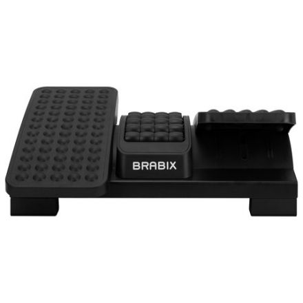 Подставка для ног BRABIX Ultra 5 43х32 см, массажер, регулировка угла наклона, 2 платформы, 533040