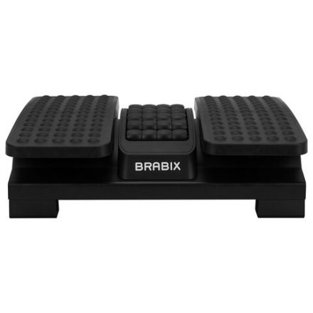 Подставка для ног BRABIX Ultra 5 43х32 см, массажер, регулировка угла наклона, 2 платформы, 533040