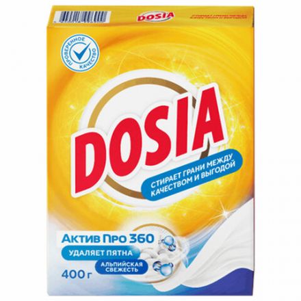 Стиральный порошок-автомат 400 г, DOSIA Optima "Альпийская свежесть", 3265586 Стиральный порошок-автомат 400 г, DOSIA Optima "Альпийская свежесть", 3265586
