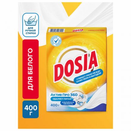 Стиральный порошок-автомат 400 г, DOSIA Optima "Альпийская свежесть", 3265586 Стиральный порошок-автомат 400 г, DOSIA Optima "Альпийская свежесть", 3265586