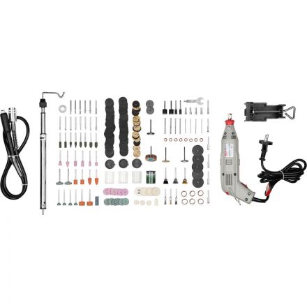 Гравер сетевой ЗУБР ЗГ-130ЭК H242, 242 предмета