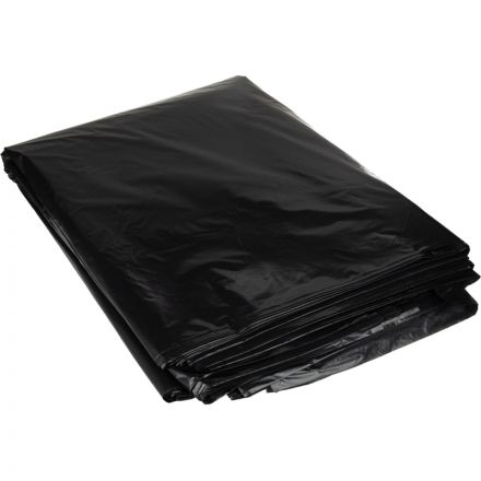 Мешки для мусора ПВД 180л 40мкм 50шт/уп черные 90x120см Luscan  