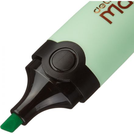 Маркер текстовыделитель Macaron, скошенный наконечник, 1-5 мм, зеленый