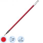 Стержень гелевый Attache Economy красный 139 мм (толщина линии 0.5 мм)