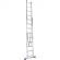 Лестница трехсекционная алюминиевая 3х9 ступеней TOPFORT