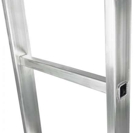 Лестница трехсекционная алюминиевая 3х9 ступеней TOPFORT