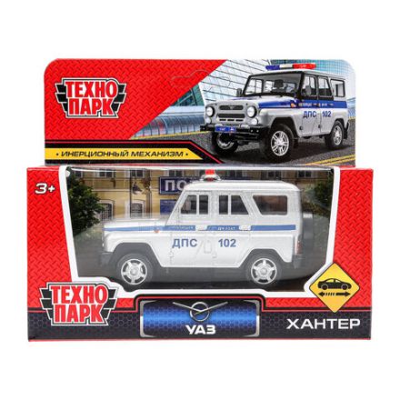 Машина металлическая коллекционная АССОРТИ 3, длина 10-15 см, инерционная, 10 видов, ТЕХНОПАРК, N-003, 2106-12-BU