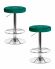 Набор 2 шт Табурет барный DOBRIN BRUNO, зеленый велюр (MJ9-88)