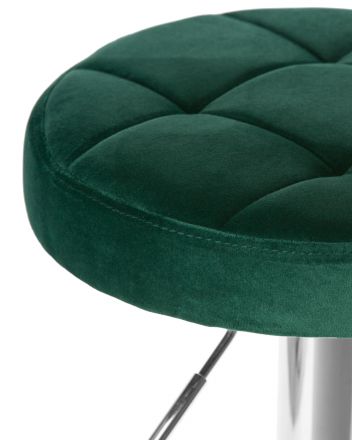 Набор 2 шт Табурет барный DOBRIN BRUNO, зеленый велюр (MJ9-88)