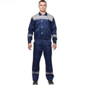 Костюм рабочий летний муж. л20-КБР синий/сер (р.48-50) 170-176